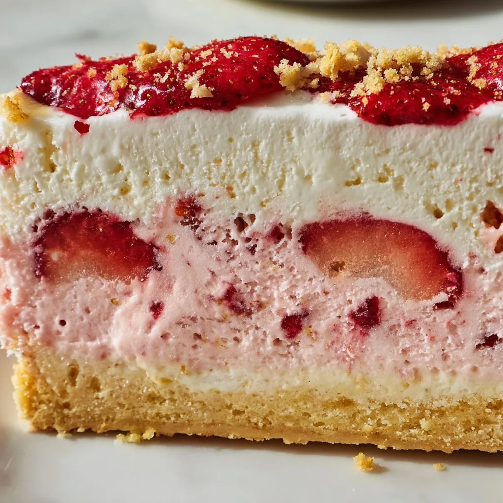 Strawberry Shortcake Ice Cream Cake
