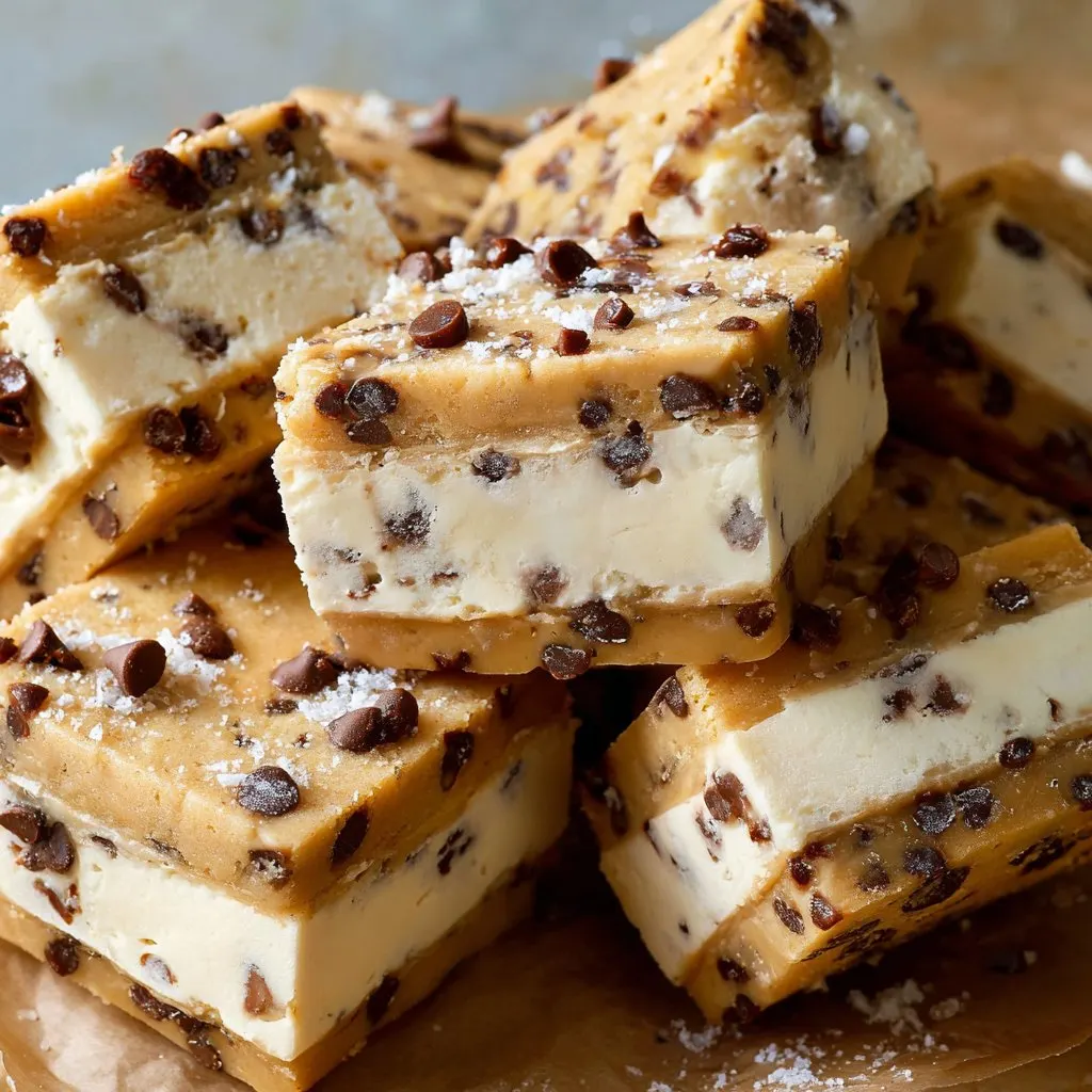 Cookie Dough Ice Cream Sandwiches