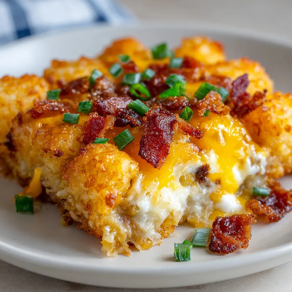 Tater Tot Breakfast Casserole