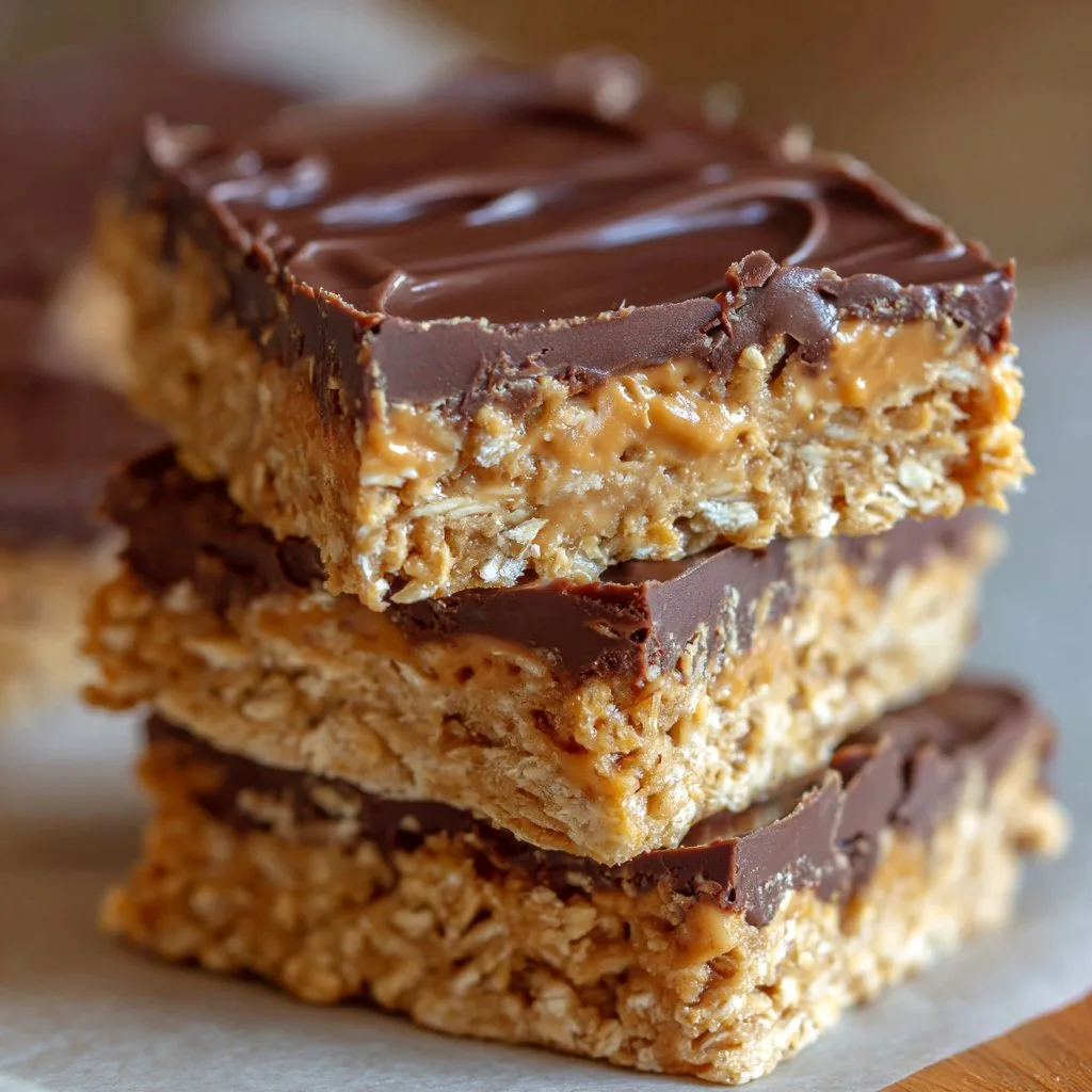 No-Bake Peanut Butter Oat Bars