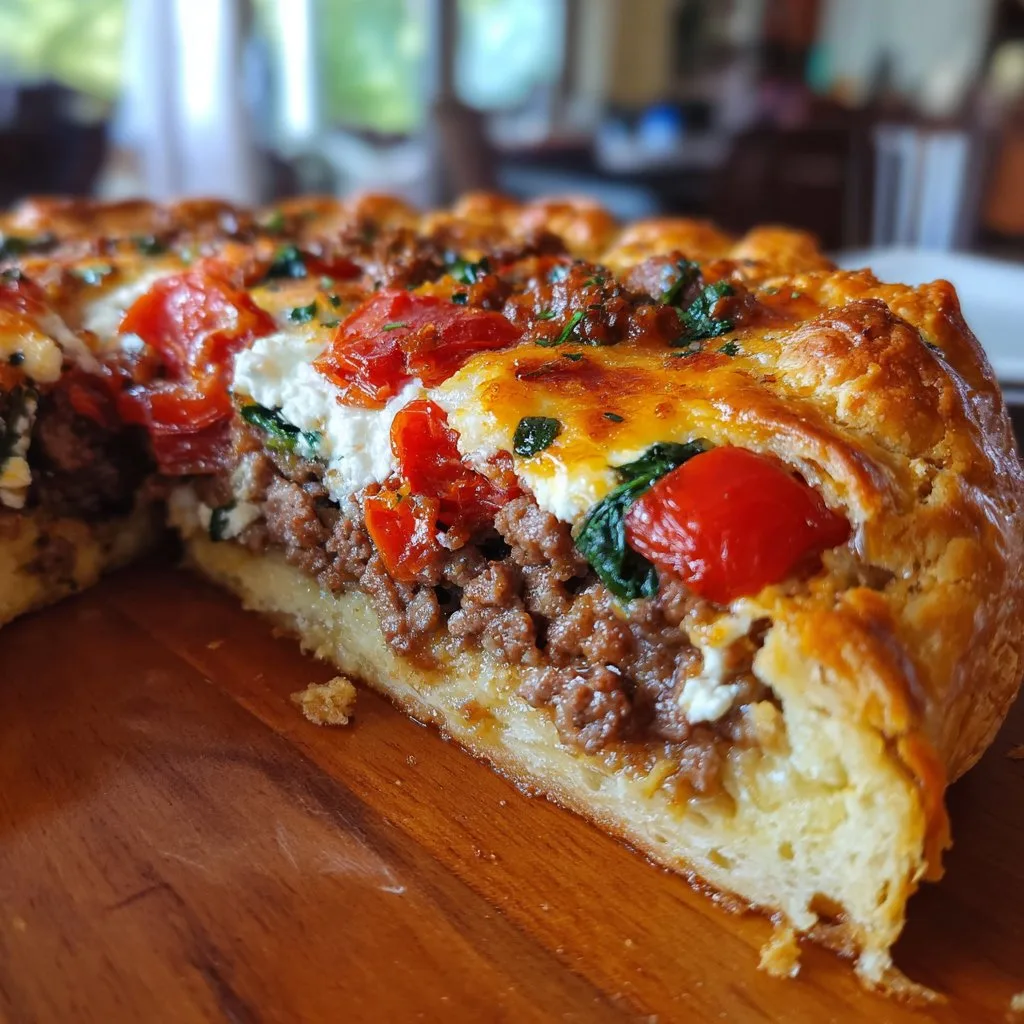 THE PIZZA BURGER PIE