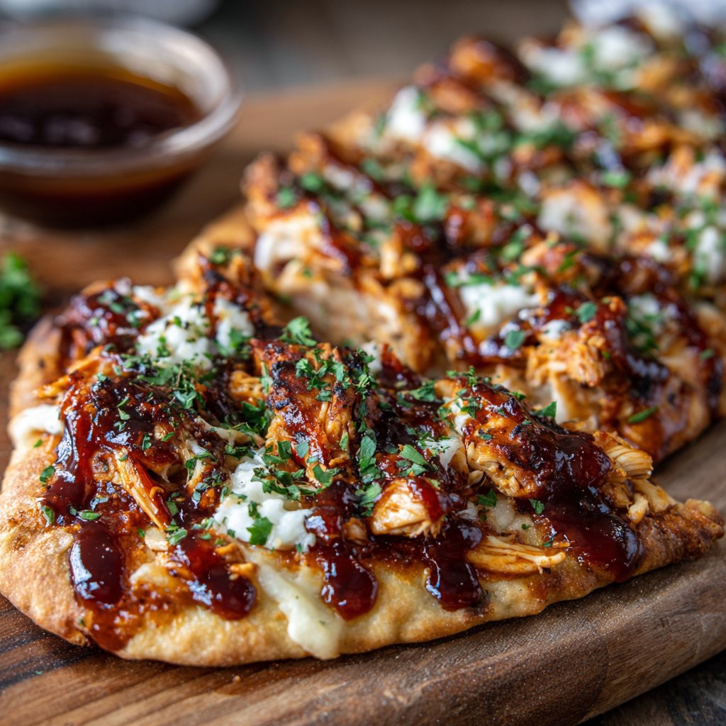 BBQ Chicken Flatbread Pizza