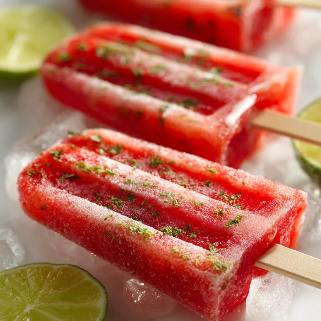 Frozen Watermelon Pops