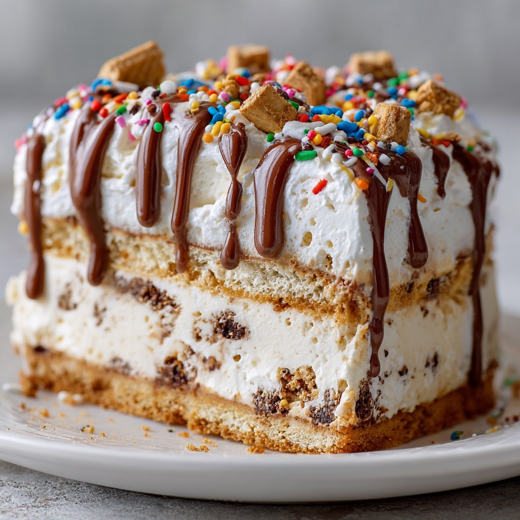 Ice Cream Sandwich Cake.