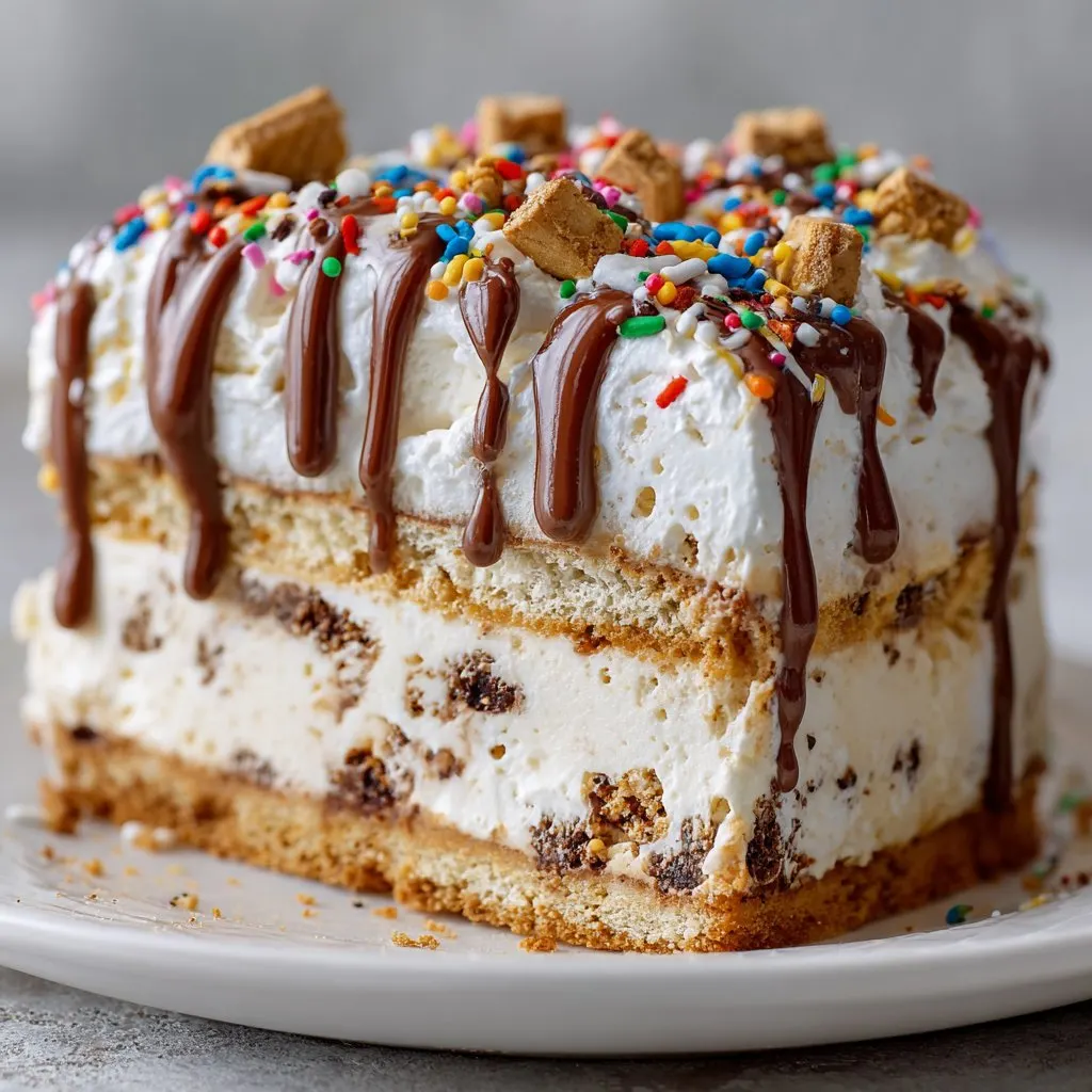 Ice Cream Sandwich Cake.