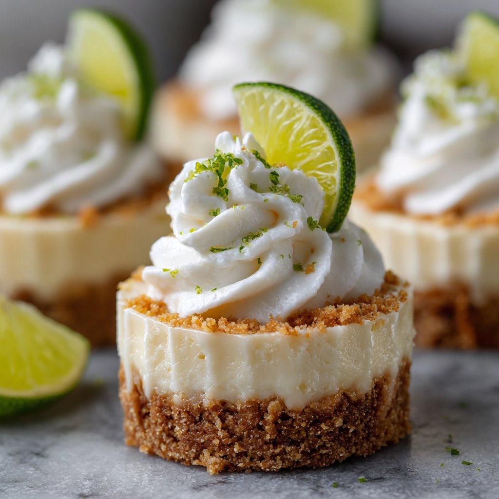 Mini Key Lime Pies (No Bake)