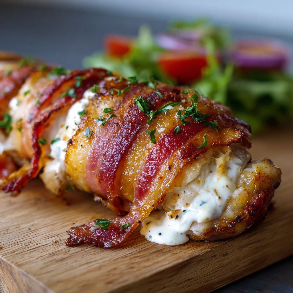 Rotisserie chicken, bacon, ranch, and Colby