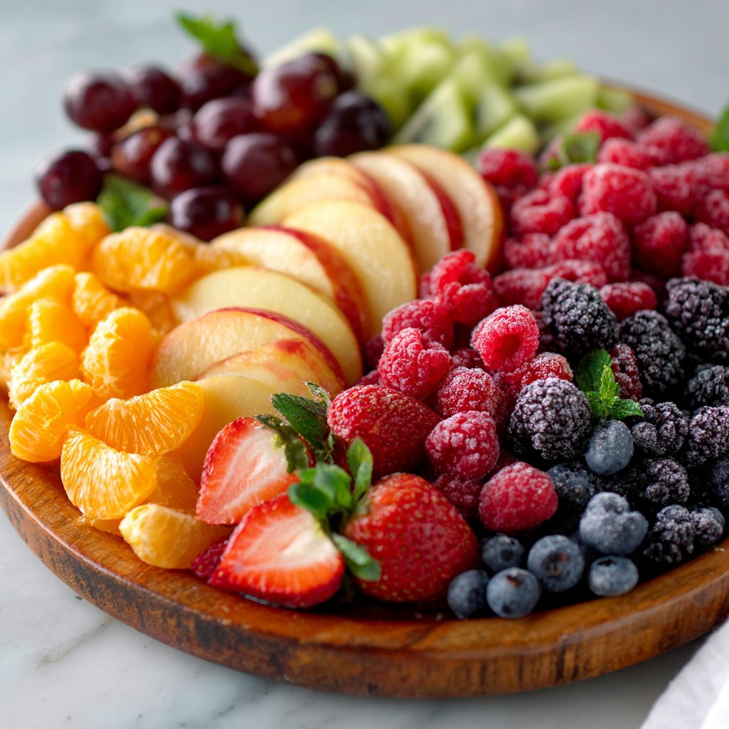 COLORFUL SUMMER FRUIT PLATTER
