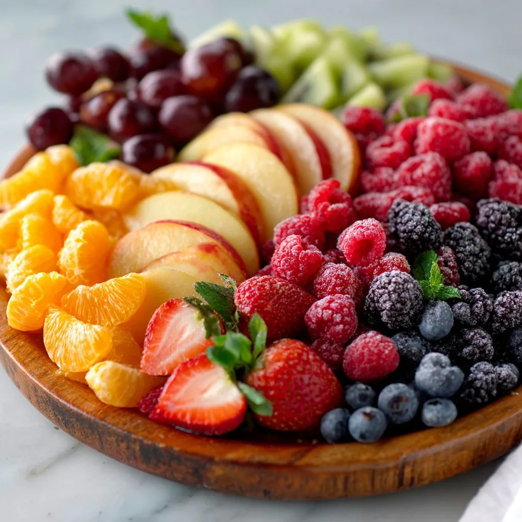 COLORFUL SUMMER FRUIT PLATTER