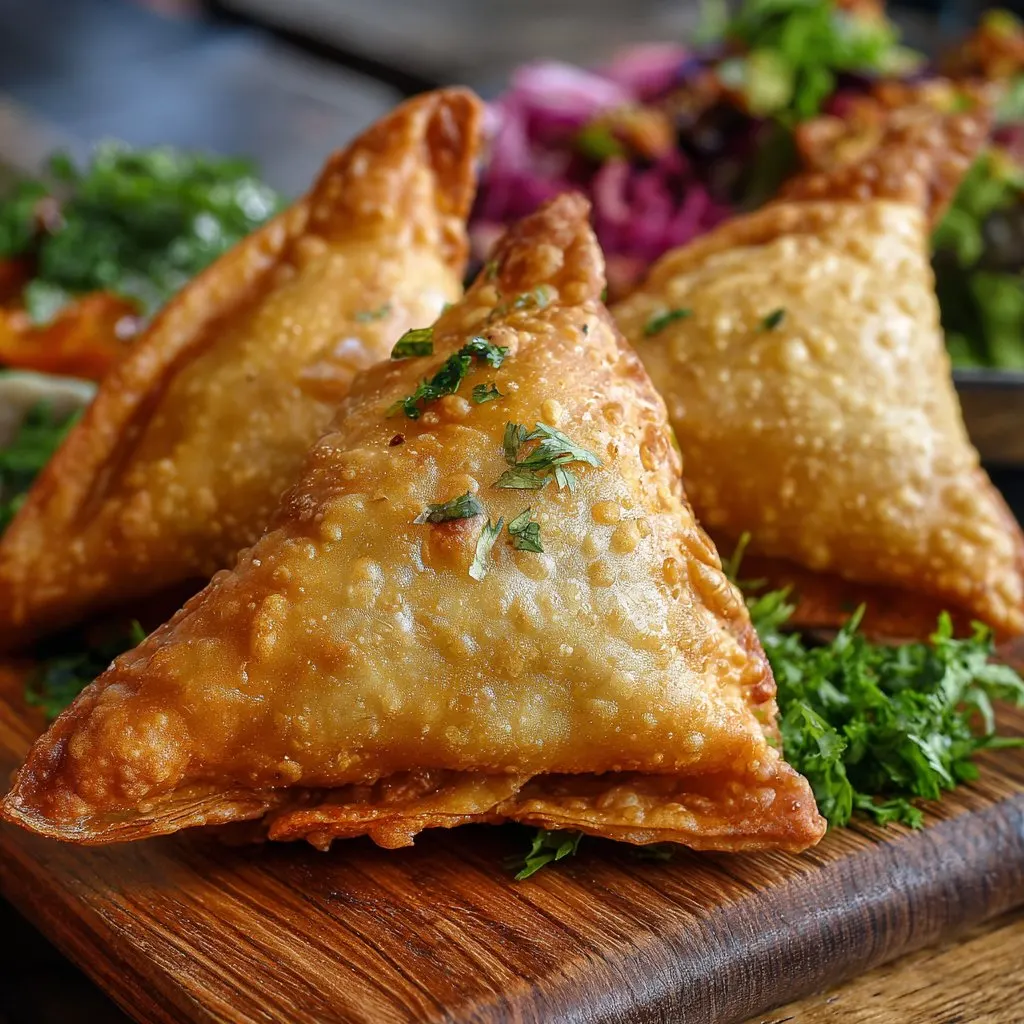 Fresh Vegetable Salad Samosa