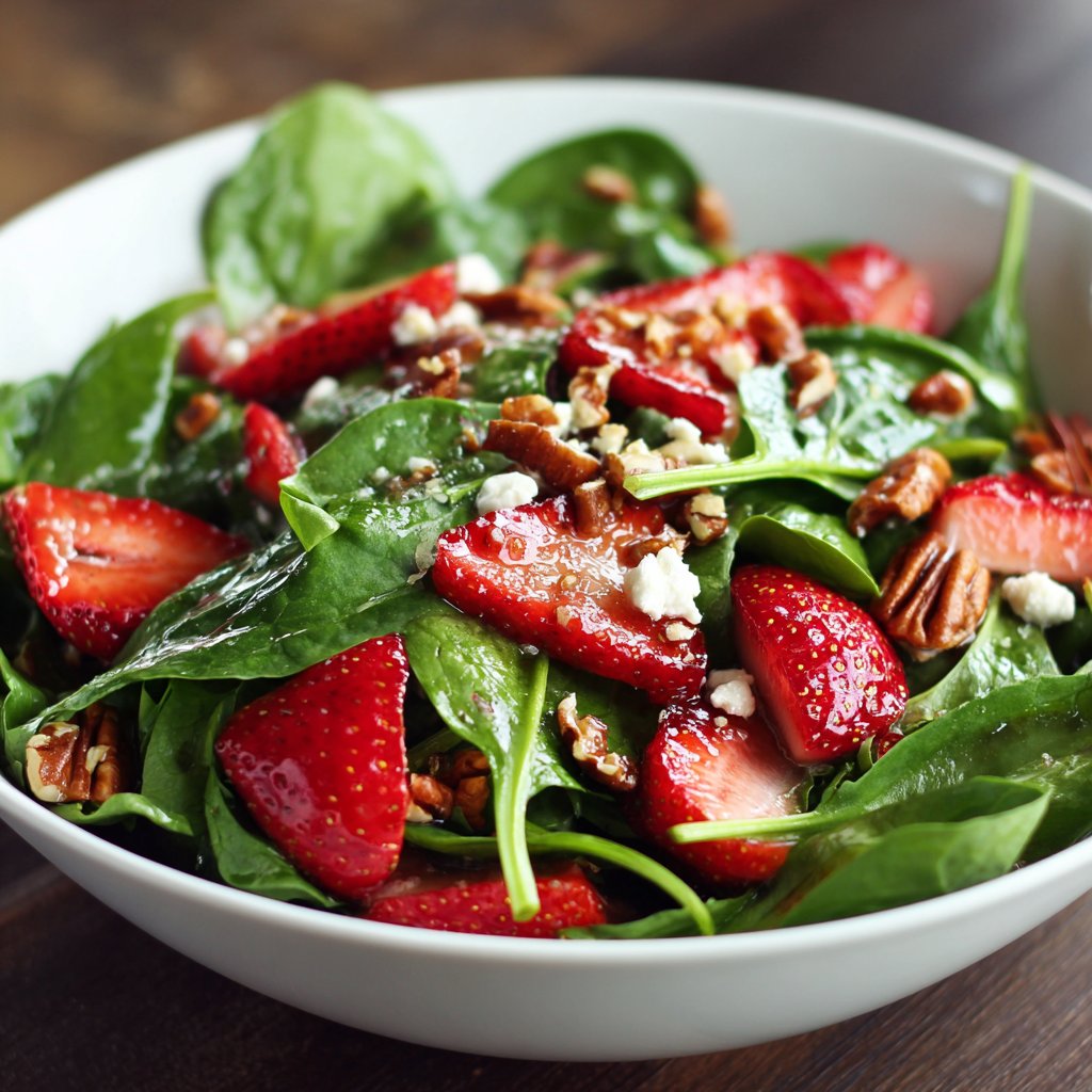 Spinach & Strawberry Salad