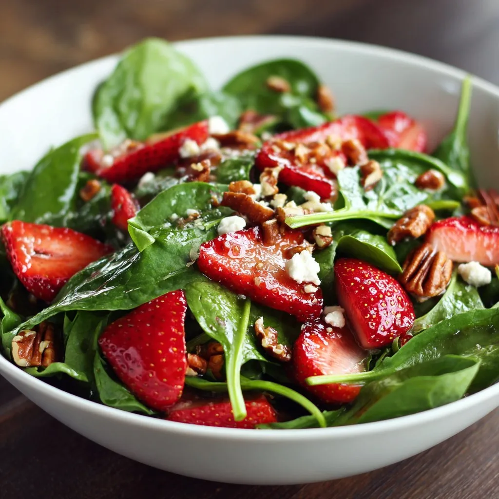 Spinach & Strawberry Salad