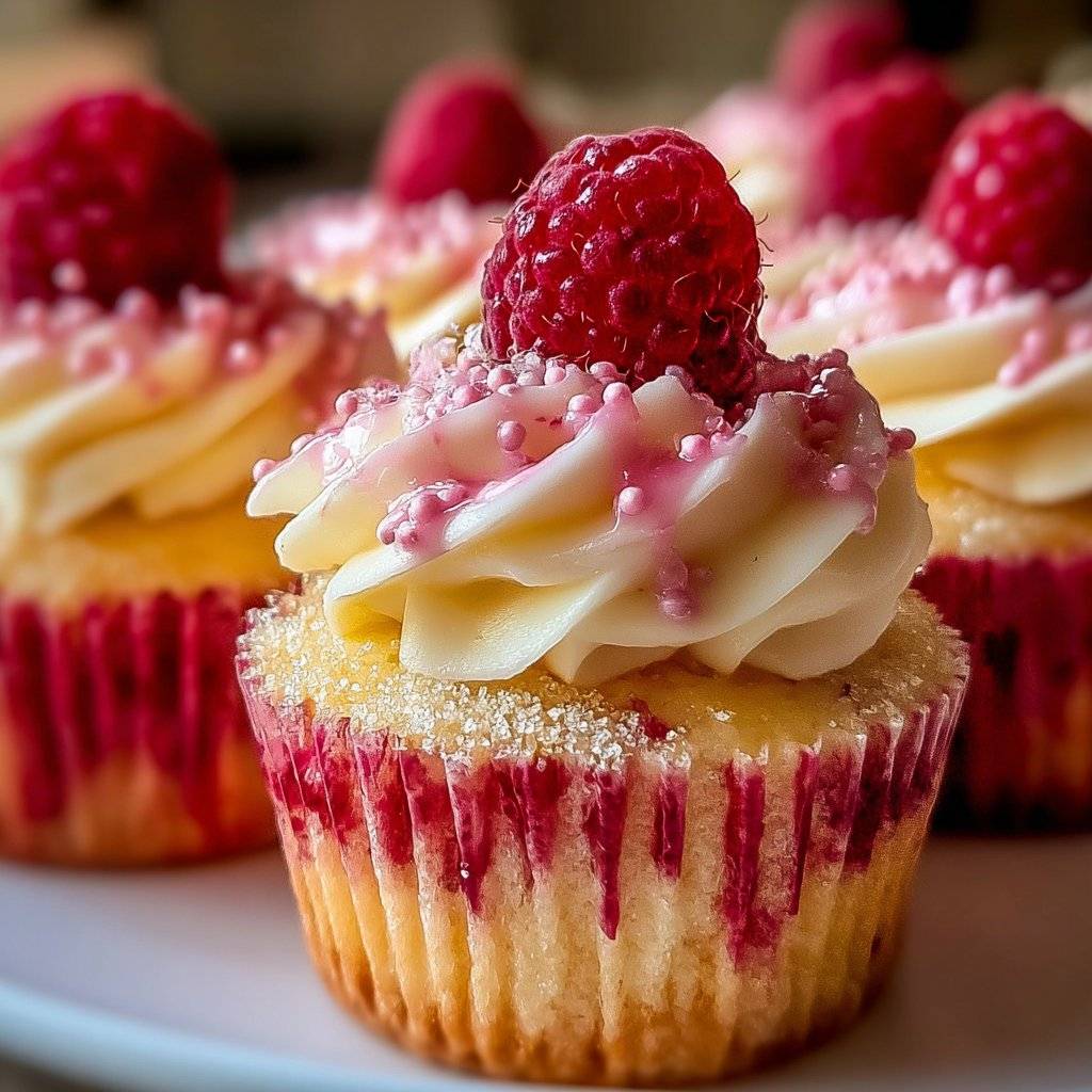 Lemon Raspberry Cupcakes