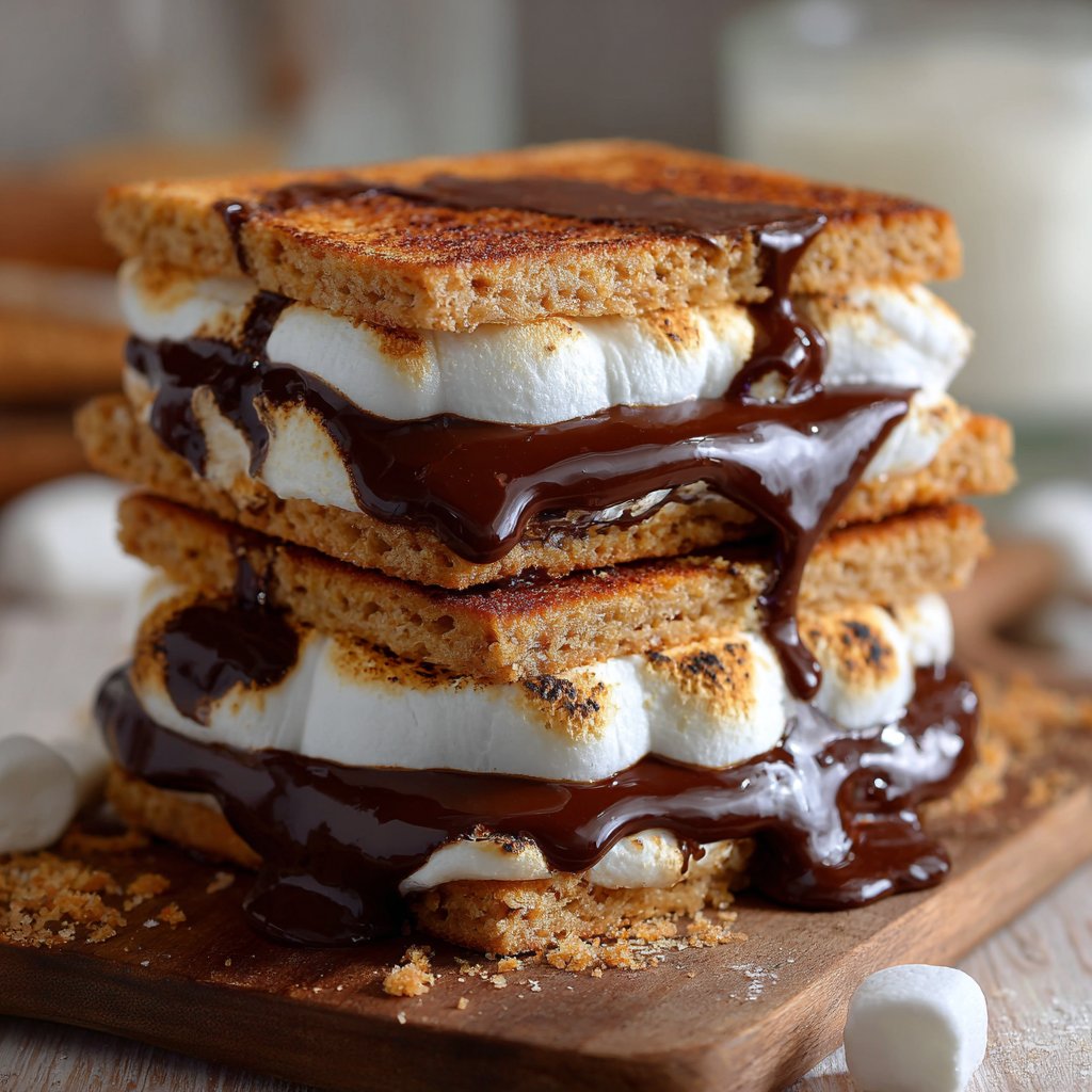 Frozen S’mores Sandwiches