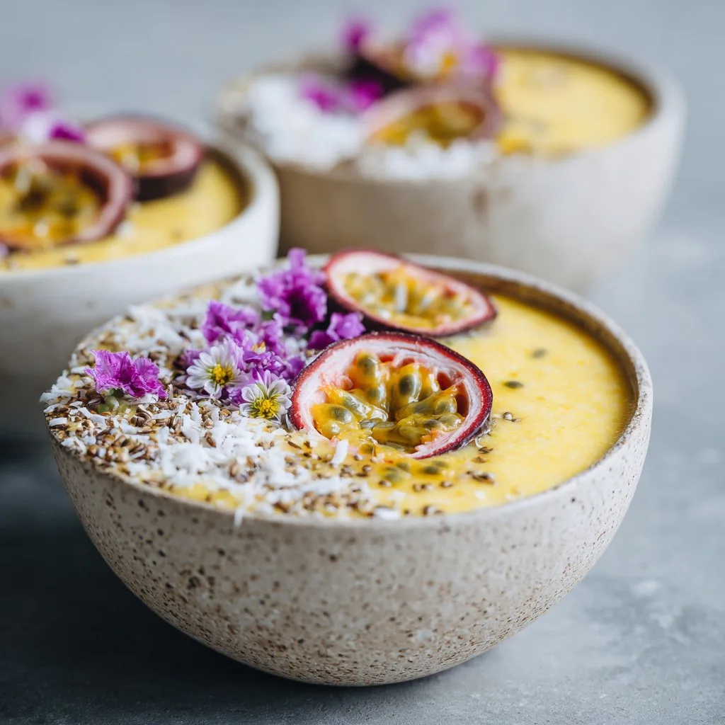 Mango Passionfruit Smoothie Bowls