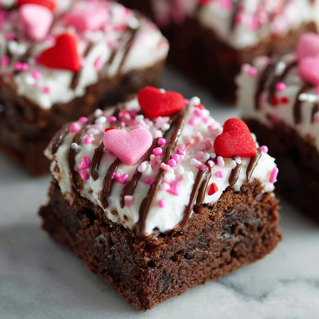 Heart-Shaped Brownie Bites – Valentine’s Day Desserts in Pajamas