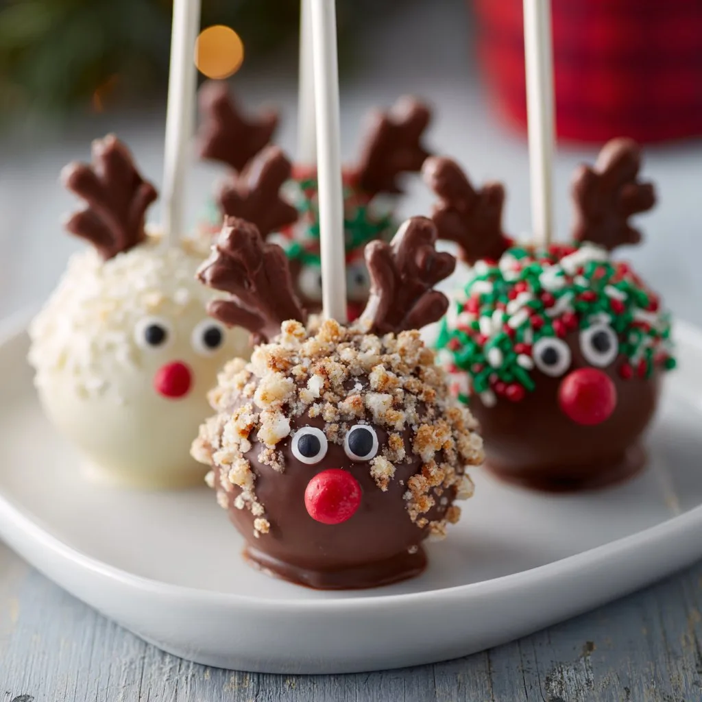 No-Bake Oreo Reindeer Pops Your Kids Can Decorate for Christmas