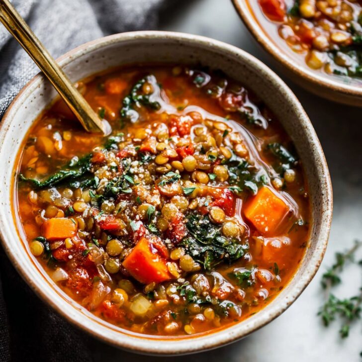 Reset with Veggie-Packed Lentil Soup – Healthy New Year Meals