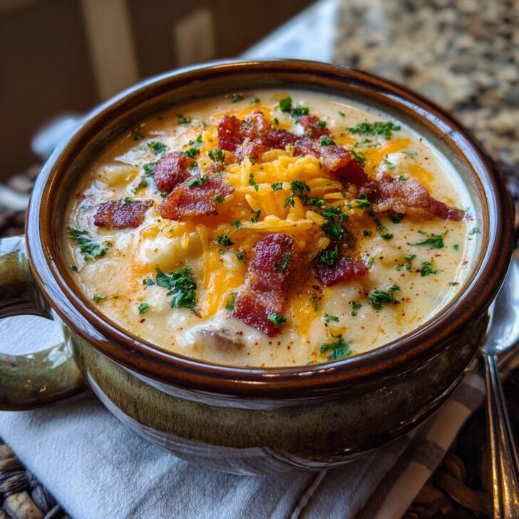 Loaded Baked Potato Soup for Chilly Evenings With the Kids