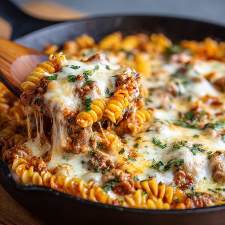 Lazy Lasagna Skillet for Moms Who Don’t Want to Layer Noodles