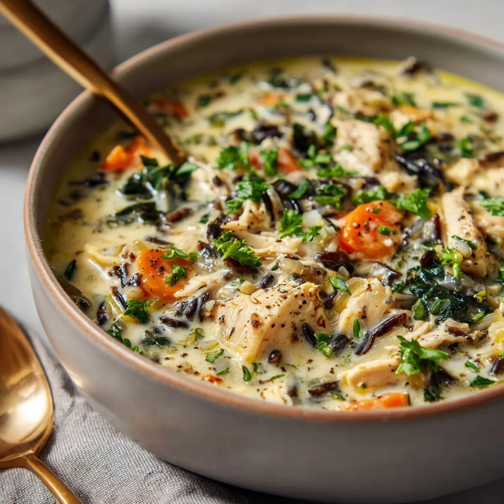 Creamy Chicken and Wild Rice Soup That Feels Like a Hug