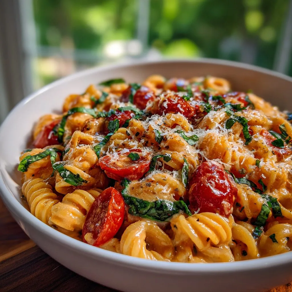 One-Pot Creamy Tomato Basil Pasta the Whole Family Will Eat