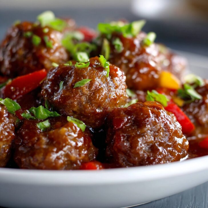Crockpot Sweet and Sour Meatballs for Zero-Stress Dinners