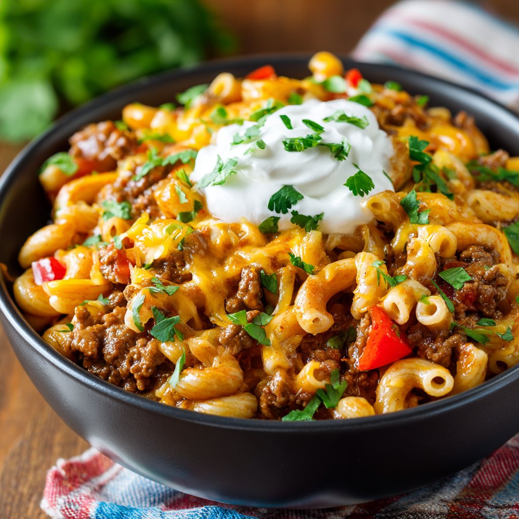Easy Taco Mac That Combines Two Family Favorites
