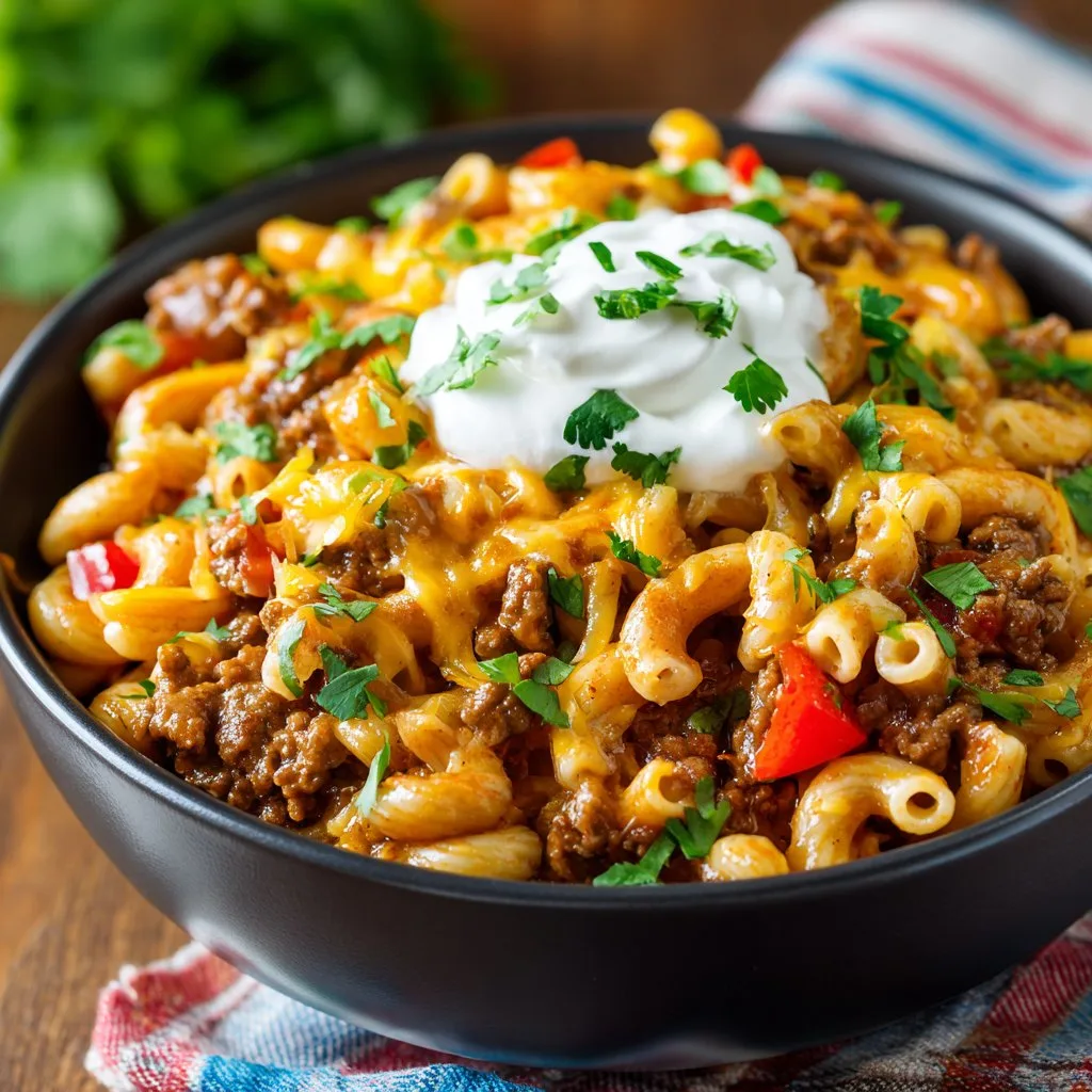 Easy Taco Mac That Combines Two Family Favorites