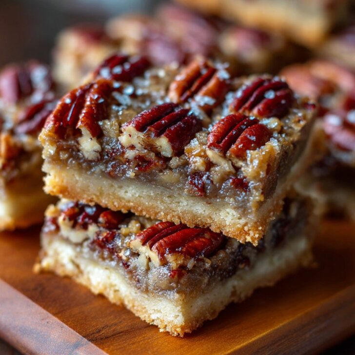 Mini Pecan Pie Bars Recipe – Easy, Buttery, and Bite-Sized Treats
