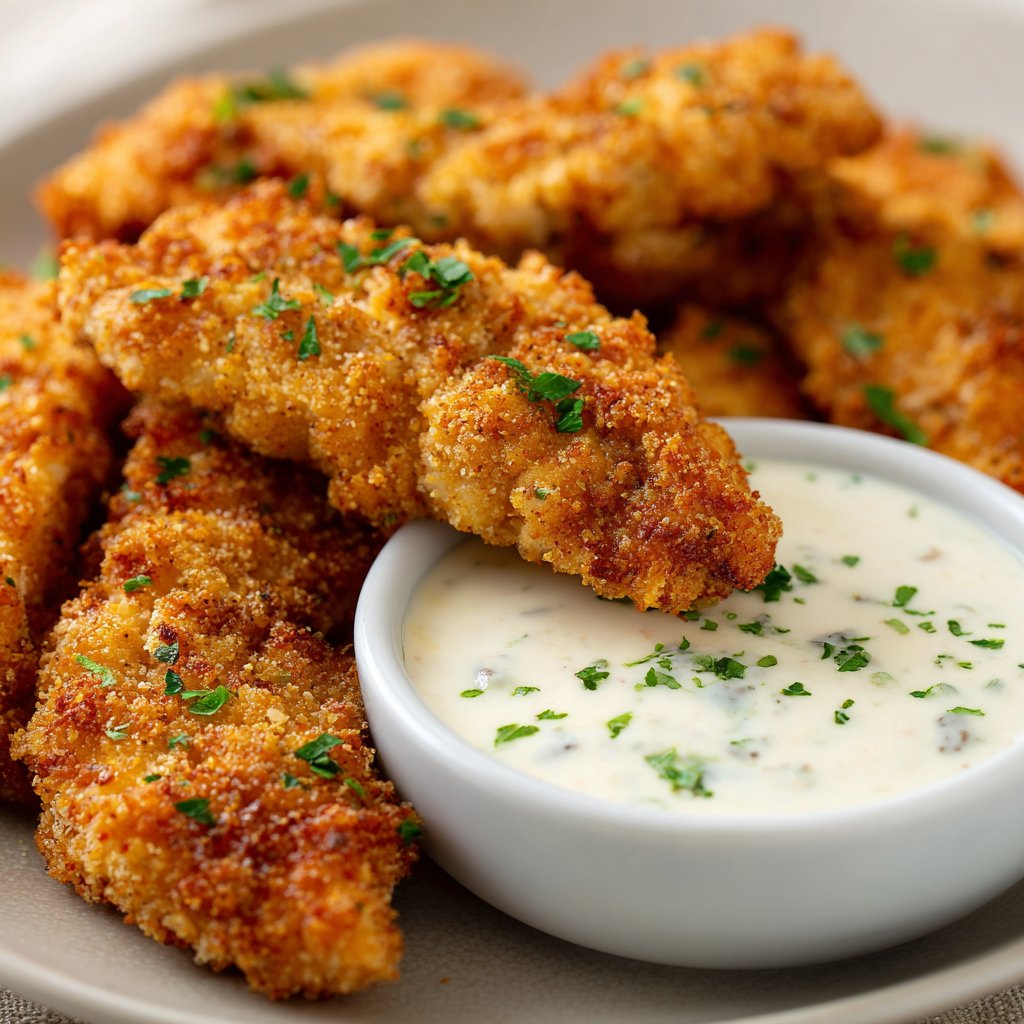 Kid-Friendly Chicken Tenders with Ranch Dip