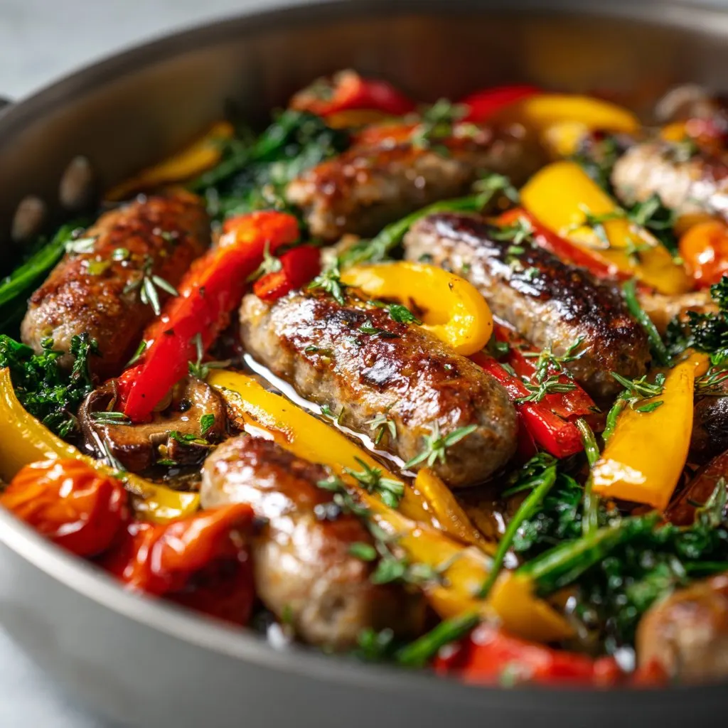 Easy One-Pan Sausage and Veggie Dinner
