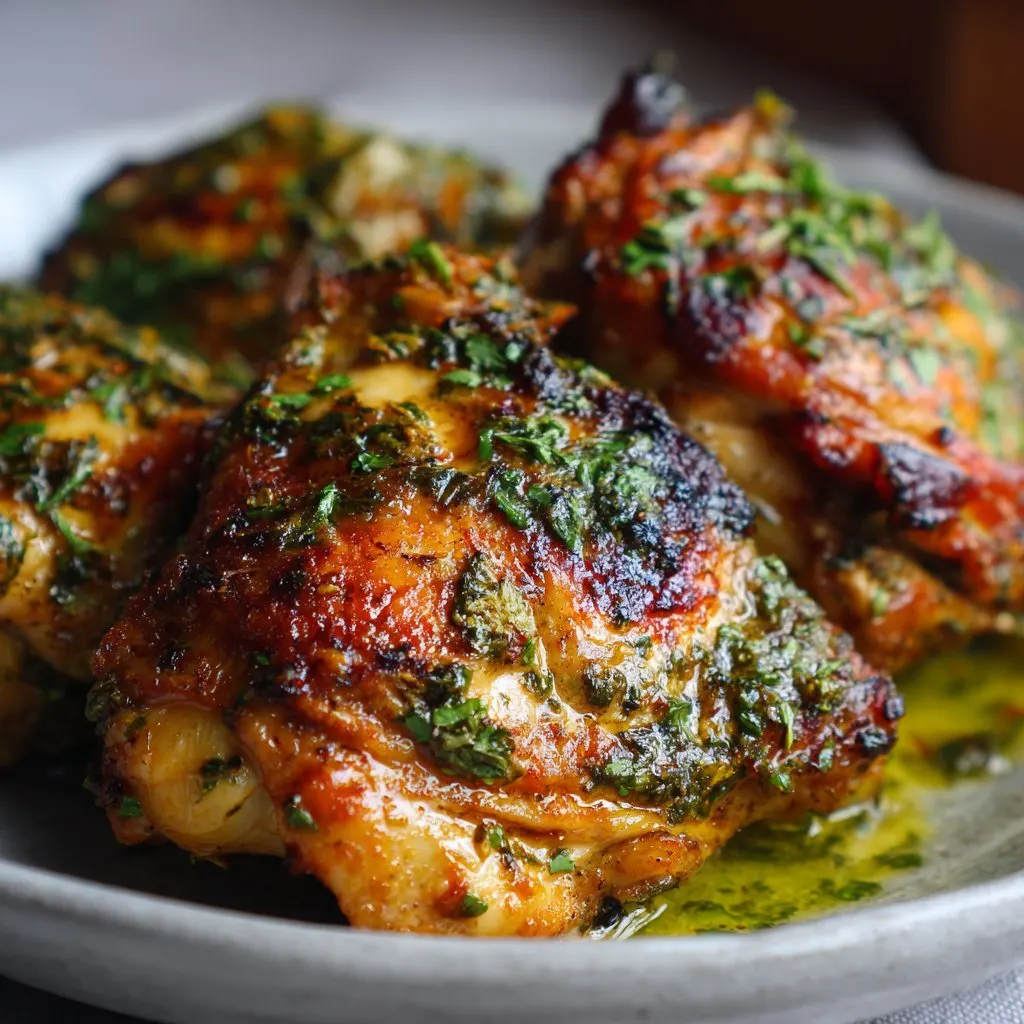 Juicy Halal Chicken Thighs in Yogurt Marinade