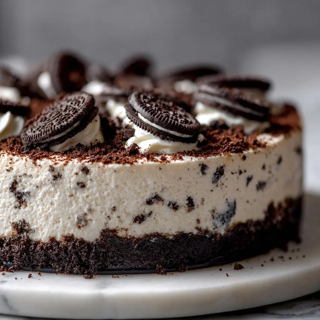 Oreo Ice Cream Cake with Oreo Cookie Crust