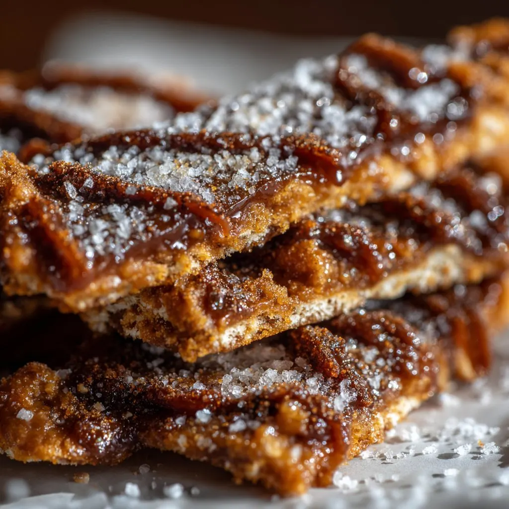 Churro Saltine Toffee with Cinnamon Sugar Crunch