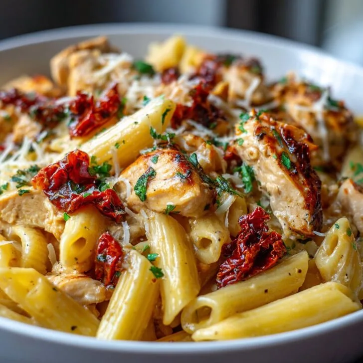 Marry Me Chicken Pasta with Sun-Dried Tomatoes