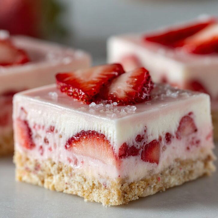 Strawberry Shortcake Ice Cream Bars at Home