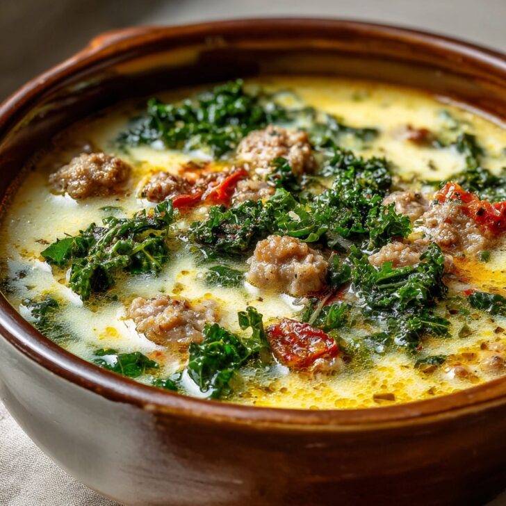 Zuppa Toscana Soup with Sausage and Kale