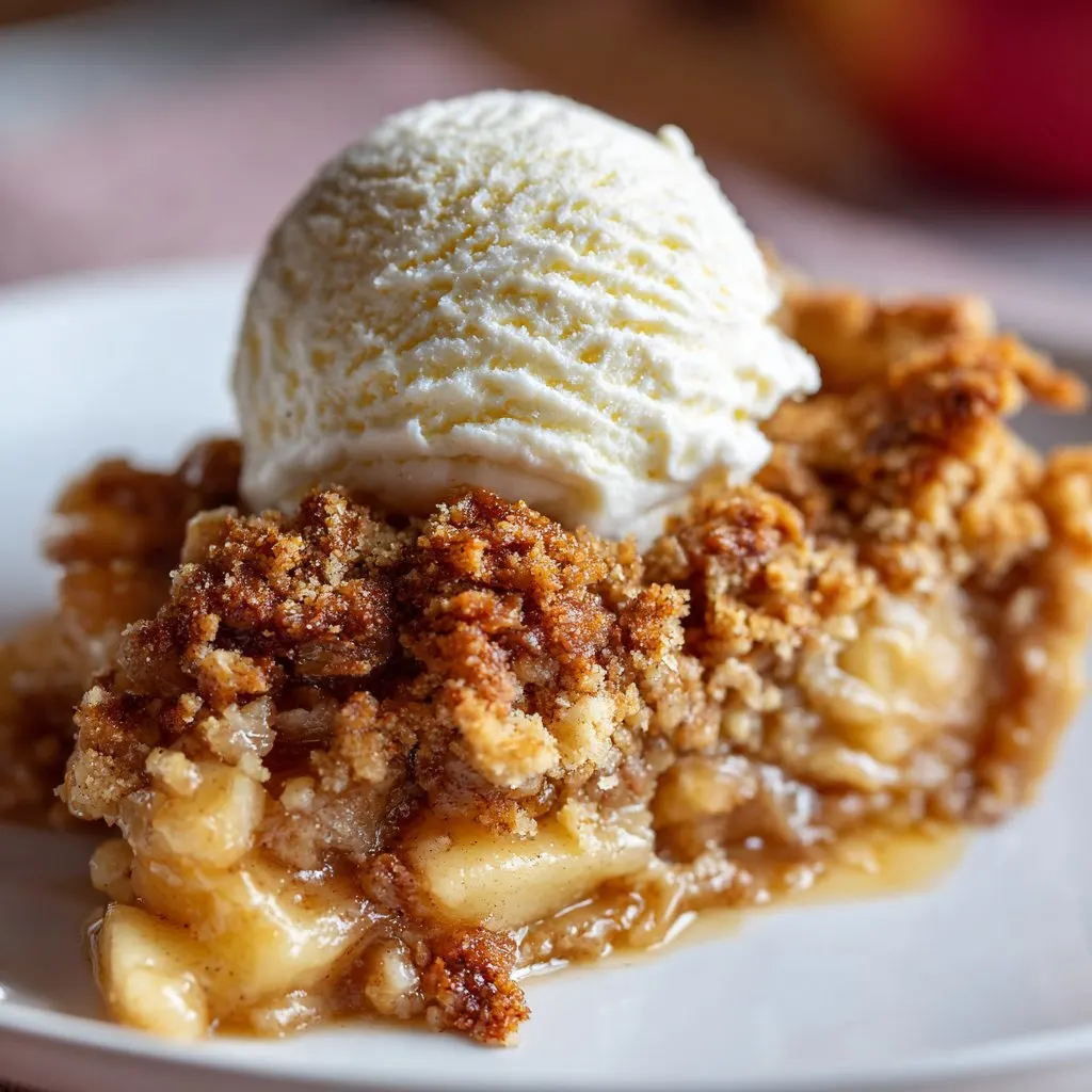 Cinnamon Apple Crumble with Butter Streusel