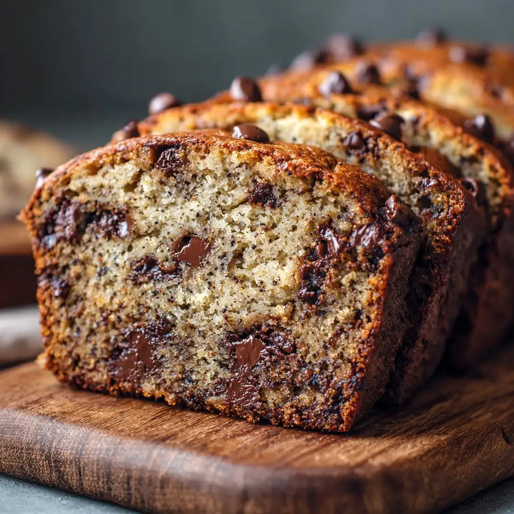 Chocolate Chip Banana Bread Recipe (Moist!)