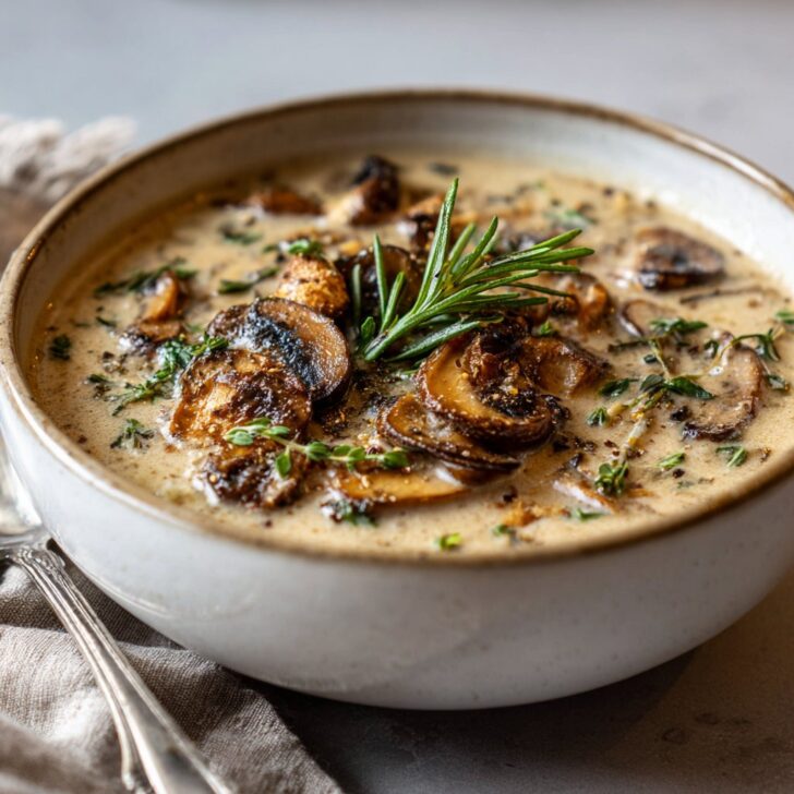 Creamy Mushroom Soup – 30 Minute Comfort Bowl