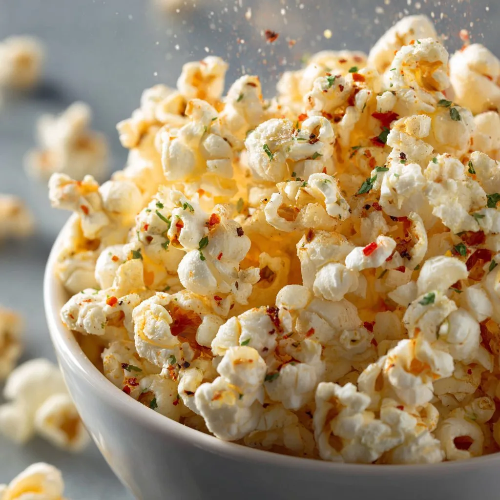 Air-Popped Popcorn with Seasoning Ideas