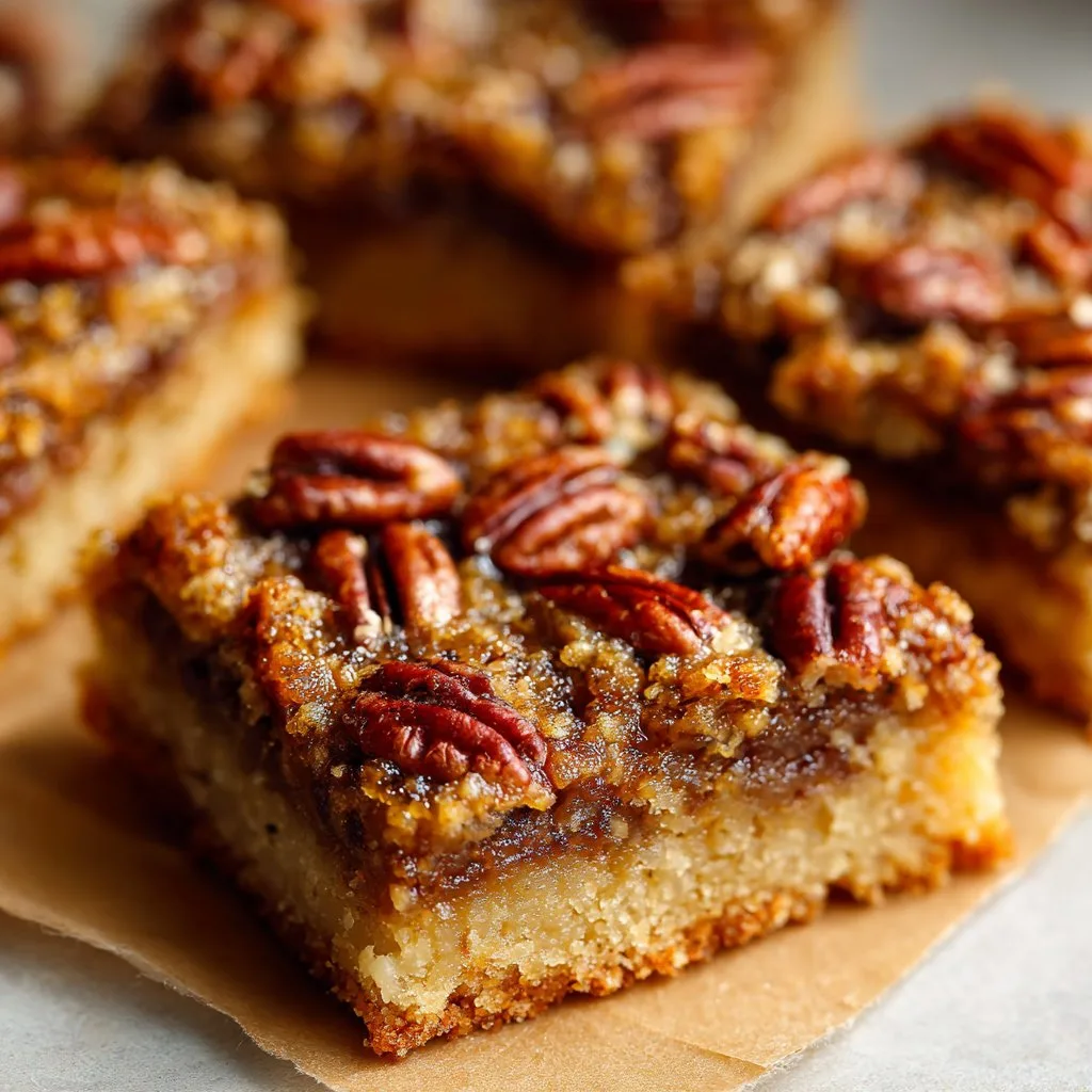 Southern Pecan Pie Bars – Rich & Buttery