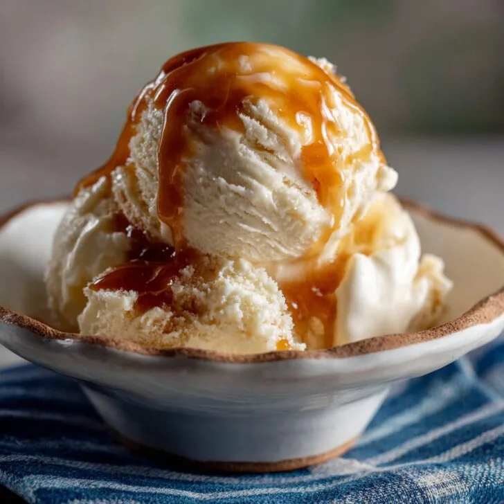 Easy Ninja Creami Ice Cream with Apple Cider Syrup