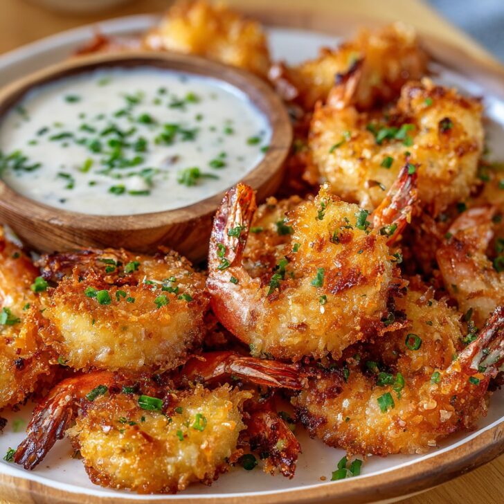 Air Fryer Coconut Shrimp with Dipping Sauce