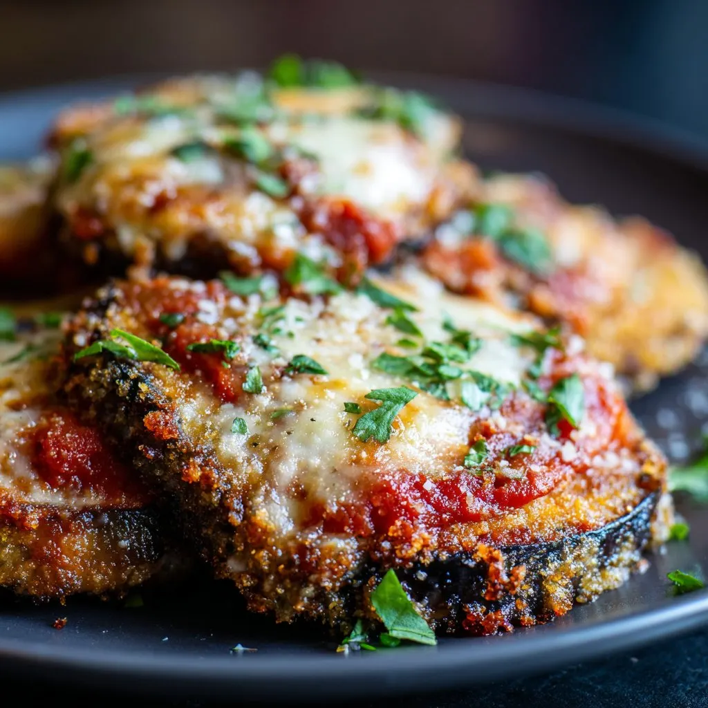 Air Fryer Eggplant Parmesan