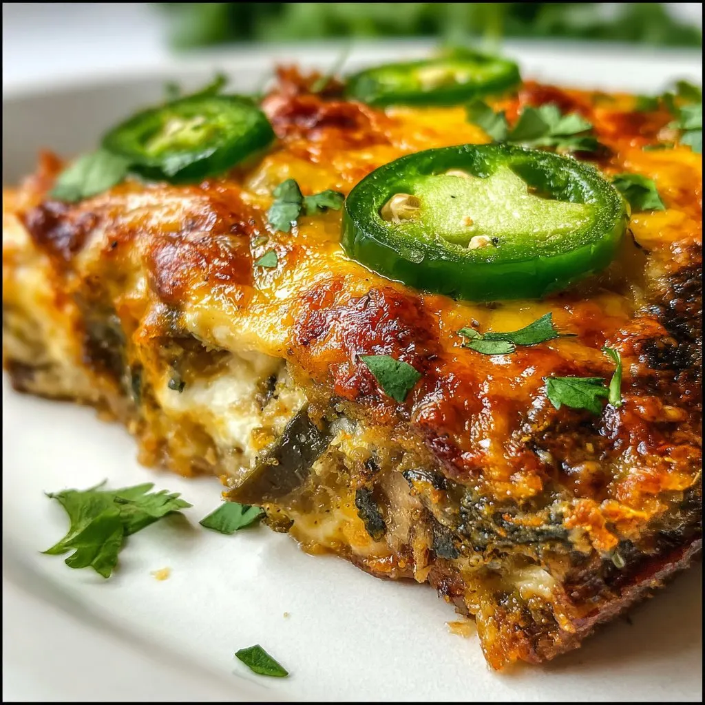 Cheesy Chile Relleno Casserole Bake