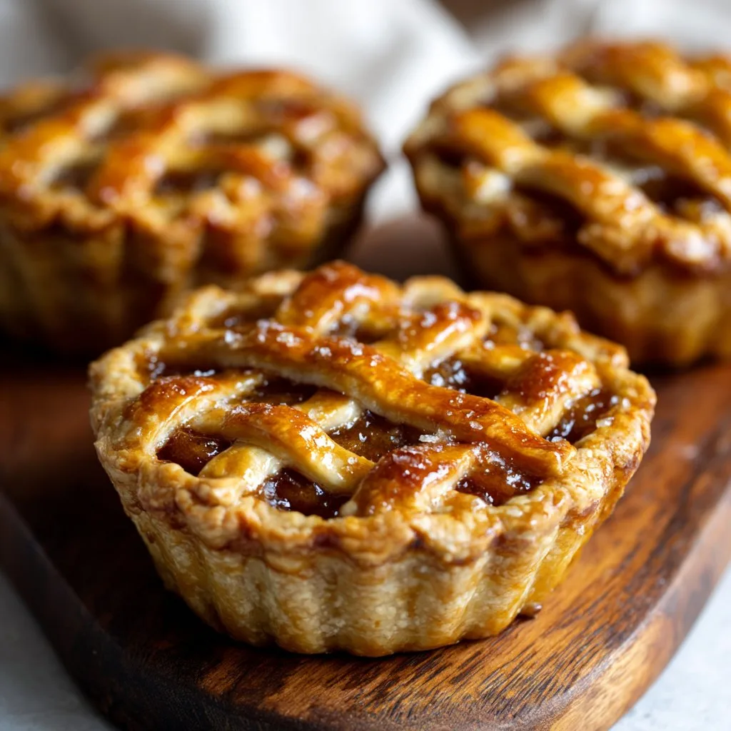 Mini Apple Pies with Flaky Crust