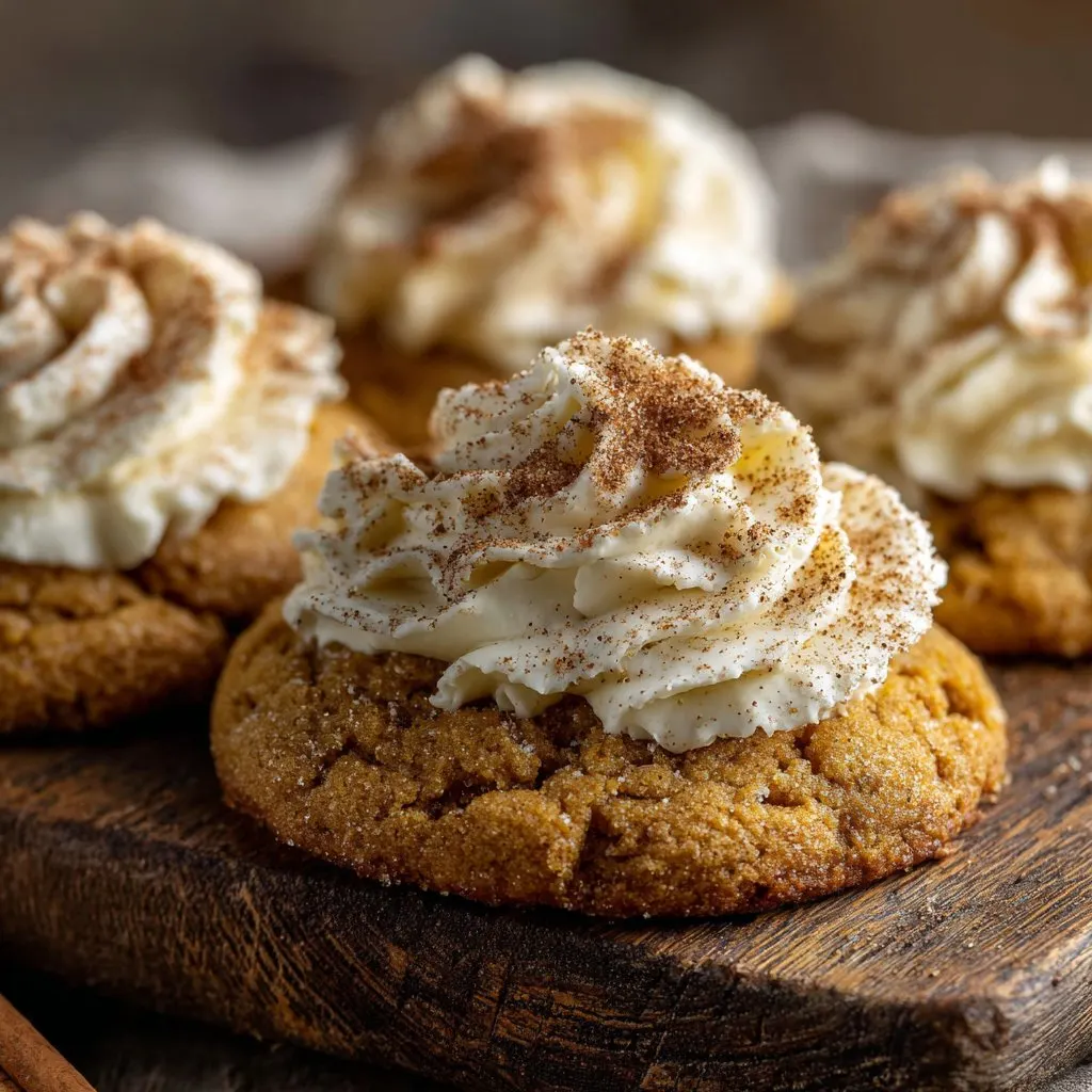 Pumpkin Cheesecake Cookies with Spice