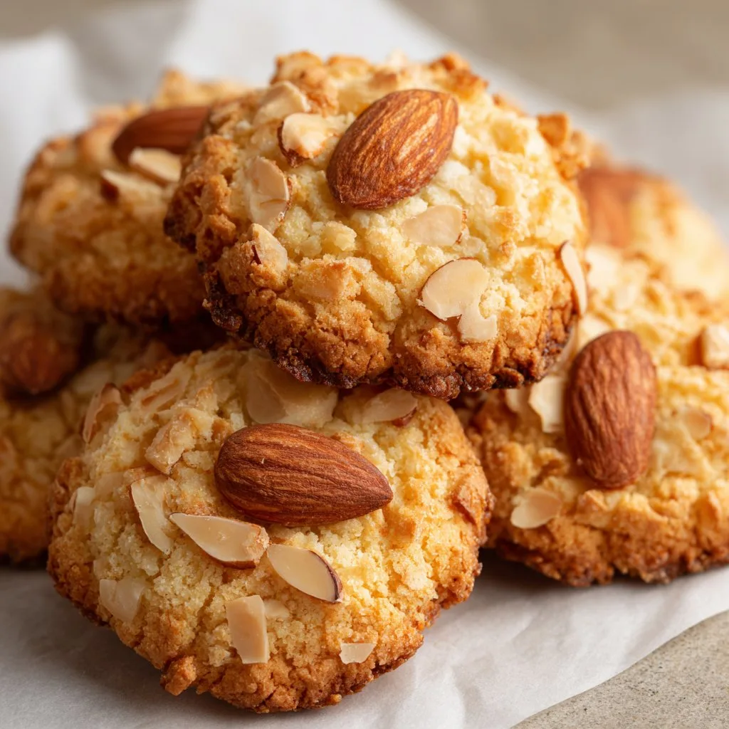 Crispy Almond Cookies with Butter Flavor